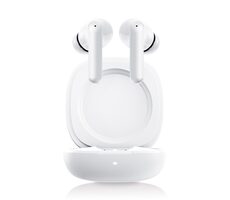 Niceboy Pins 4 PRO bílá / Bezdrátová sluchátka s mikrofonem / ANC / Bluetooth 5.4 / IP54 / nabíjecí pouzdro 