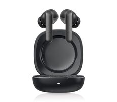 Niceboy Pins 4 PRO černá / Bezdrátová sluchátka s mikrofonem / ANC / Bluetooth 5.4 / IP54 / nabíjecí pouzdro 