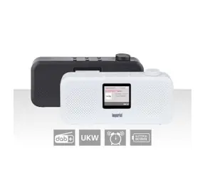 Imperial DABMAN 16 bílá / Stolní rádio / DAB+ / FM / síťový adaptér nebo 4x AA baterie 