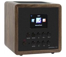 Imperial i10 tmavě hnědá / Internetové radio / Wi-Fi / USB / budík / mobilní aplikace