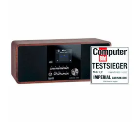 Imperial DABMAN i200 hnědá / Multifunkční stereofonní rádio / DAB+ / FM / Internet