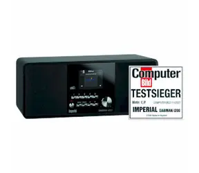 Imperial DABMAN i200 černá / Multifunkční stereofonní rádio / DAB+ / FM / Internet