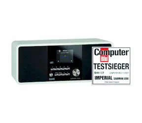 Imperial DABMAN i200 bílá / Multifunkční stereofonní rádio / DAB+ / FM / Internet 