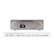 Imperial DABMAN i450 stříbrná / Multifunkční stereo rádio / DAB+ / FM / Internet / BT / CD 