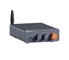 Fosi Audio BT20A Pro-48V modrošedá / Stereo zesilovač / 300W / RCA / Repro OUT / Pre-OUT / Bluetooth 5.0