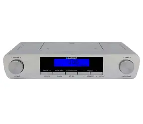 Blaupunkt KR14BT stříbrná / kuchyňské rádio / Bluetooth / budík / 2x 0.8W
