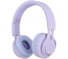 SENCOR SEP FRIEZA Purple fialová / Dětská bezdrátová sluchátka / Bluetooth 5.3 / 3.5 mm jack / 400mAh / USB-C 