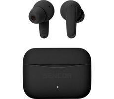 SENCOR SEP GRIM černá / Bezdrátová sluchátka / mikrofon / Bluetooth 5.3 / ANC / dobíjecí pouzdro