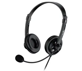 GENIUS headset HS-230U černá / Sluchátka / mikrofon / USB-C / 2.4 m
