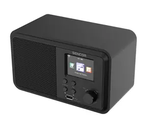 SENCOR SIR 5100WDB černá / Internetové rádio / Wi-Fi / USB / budík / mobilní aplikace 