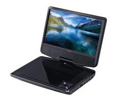 SENCOR SPV 2920 černá / Přenosný DVD přehrávač / 9" LED displej / 3.5 mm jack / USB