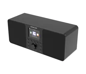 SENCOR SIR 6100WDB černá / Internetové rádio / Wi-Fi / USB / bezdrátový ovladač
