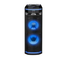 BLAUPUNKT PS11DB černá / přenosný párty reproduktor / 1200W / Bluetooth / karaoke / FM / výdrž až 23 hod