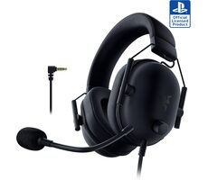 Razer BlackShark V2 X for PlayStation černá / Herní sluchátka s mikrofonem / 3.5mm Jack / 1.3 m 