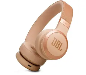JBL Live 670NC béžová / Bezdrátová sluchátka / mikrofon / Bluetooth 5.3 / ANC