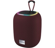CANYON CNE-CBTSP8R červená / bezdrátový reproduktor / RGB / BT 5.2 / 1800W / USB-C / USB-A / microSD / AUX