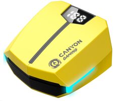 CANYON TWS Doublebee GTWS-2 žlutá / herní sluchátka s mikrofonem / BT 5.3