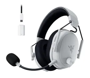 Razer BlackShark V3 Black Wireless Esports bílá / Herní sluchátka s mikrofonem / 2.4GHz / Bluetooth / USB-A