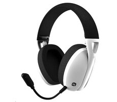 CANYON CND-SGHS13W bílá / bezdrátový herní headset / mikrofon / 2.4Ghz / BT 5.2 / USB-C / prostorový zvuk 7.1 / 40mm měn