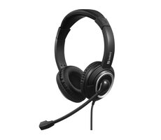 Sandberg Chat Headset černá / sluchátka s mikrofonem / USB-C / 1.8m