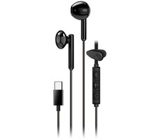 GENIUS sluchátka HS-M366 černá / s mikrofonem / USB-C / kabel 1.2 m