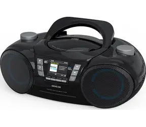 SENCOR SPT 6510DB černá / Přenosné rádio / DAB+ / BT / FM / CD / 3.5mm