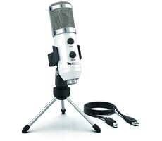 FIFINE K056A bílá / stolní mikrofon / kondenzátorový / trojnožka / USB-A 