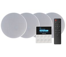 Fonestar KS-WALL-4  / 4 vestavné reproduktorů s nástěnným přehrávačem / Bluetooth 5.0 / 2x 15W & 2x 25W 