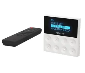 Fonestar KS-AMP / Nástěnný mini zesilovač / Bluetooth / USB / FM / 2x15W