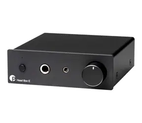 Pro-Ject Head Box E černá / Sluchátkový zesilovač s konektory 6.3 mm a 3.5 mm