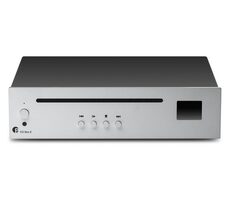 Pro-ject CD Box E stříbrná / Minimalistický CD přehrávač