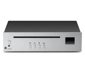 Pro-ject CD Box E stříbrná / Minimalistický CD přehrávač