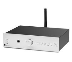 Pro-Ject STEREO BOX E stříbrná / Minimalistický integrovaný zesilovač 