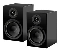 Pro-Ject Speaker Box 5 E high gloss black / 2-pásmová regálová reprosoustava / 2x 35W / pasivní