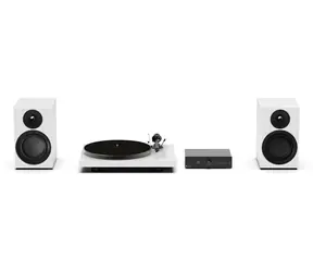 Pro-Ject Colourful Audio System E Satin White / All-in-one Hi-Fi systém s gramofonem 