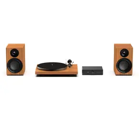 Pro-Ject Colourful Audio System E Walnut / All-in-one Hi-Fi systém s gramofonem  