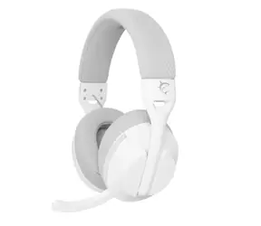 White Shark FALCON bílá / herní bezdrátový headset / mikrofon / 1.5m / BT / 3.5mm / PC & PS4/5 & Mac