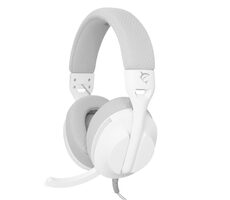 White Shark PARROT bílá / herní headset / mikrofon / 1.8m / 3.5mm / PC & PS4/5 & Mac