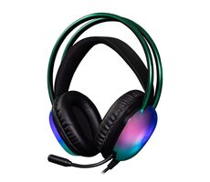 White Shark PEACOCK 2 černá / herní headset / mikrofon / 2m / 3.5mm / USB / PC & PS4/5 & Mac 