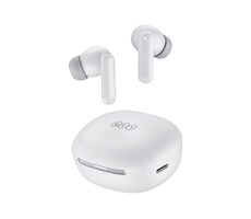 QCY MeloBuds HT16 bílá / Bezdrátová sluchátka s mikrofonem / TWS / ANC / Bluetooth 5.4 / IPX4 / dobíjecí box