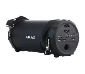 AKAI ABTS-12C Přenosný reproduktor černá / Bluetooth 5.0 / 10W / USB / AUX / SD