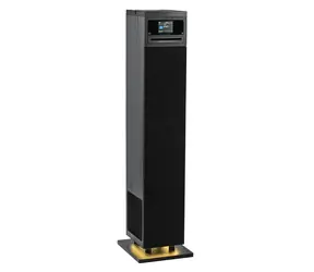 AKAI AEROBEAT PILLAR černá / Aktivní reproduktor / Bluetooth 5.0 / 70W / USB / AUX / podsvícení