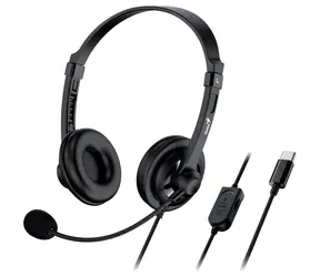 GENIUS headset HS-230U / USB-C / délka kabelu 2.4 m