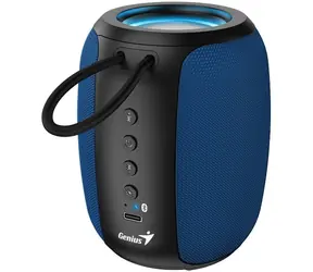 GENIUS repro SP-915BT černomodrá / Bluetooth 5.3 / 5W / mikrofon / Copilot AI komunikace / USB-C nabíjení 
