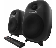 Majority D80 Bookshelf černá / Reproduktory / 2.0 / 80W / Bluetooth 5.3 / USB / AUX