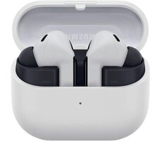 Rozbaleno - Samsung Galaxy Buds 3 FE šedá / bezdrátové sluchátka s mikrofonem / ANC / Bluetooth 5.4 / IP54 / rozbaleno