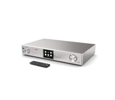 Majority Fitzwilliam 2 stříbrná / Digitální tuner DVB-T2 / DAB+ / Bluetooth / USB / FM / Internet