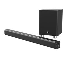 Majority K2 černá / 2.1 soundbar / 150W / Bluetooth 5.3 / USB / AUX / RCA / optický vstup