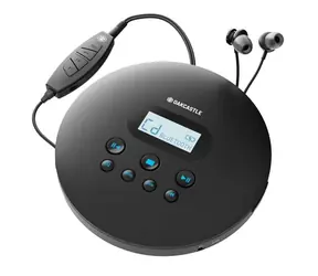 Majority Oakcastle CD100 černá / přenosný CD přehrávač / 3.5 mm jack / Bluetooth 5.0 / AUX