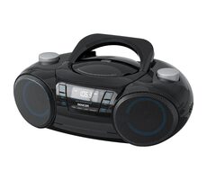SENCOR SPT 4710B černá / rádio / FM / Bluetooth 5.3 / CD / USB / 3.5 mm jack / SD / AUX